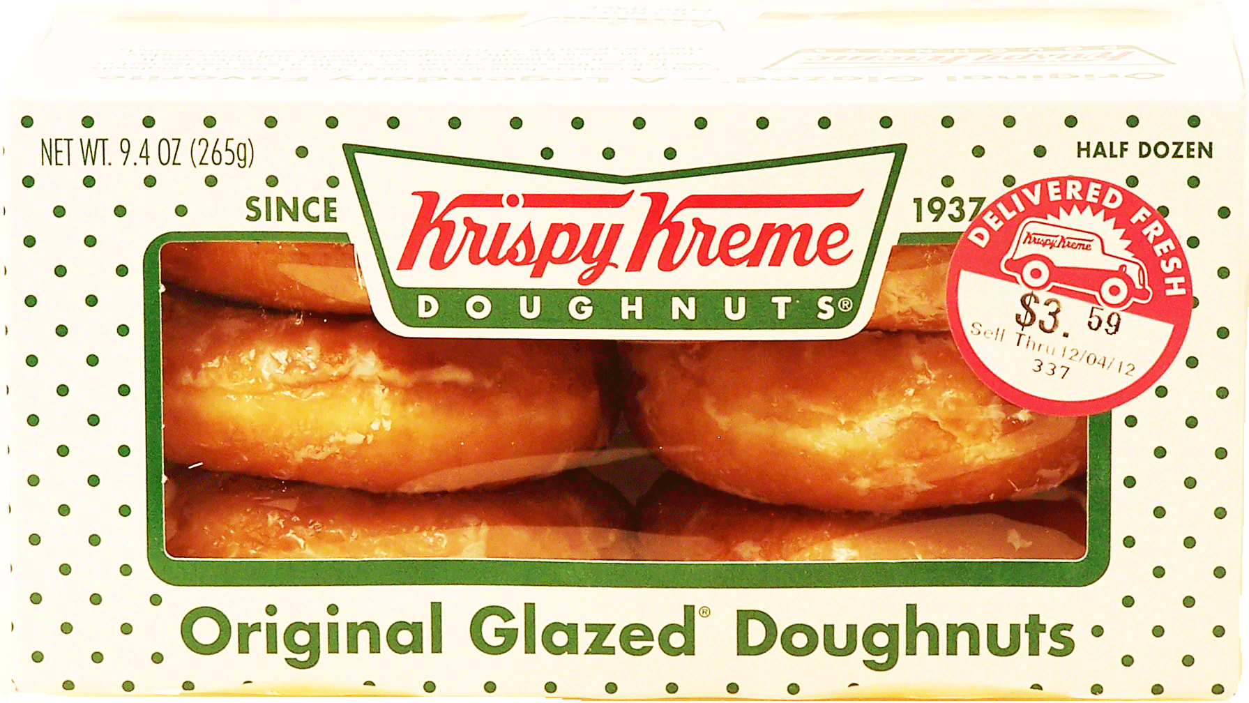 Krispy Kreme Doughnuts Original Glazed Full-Size Picture
